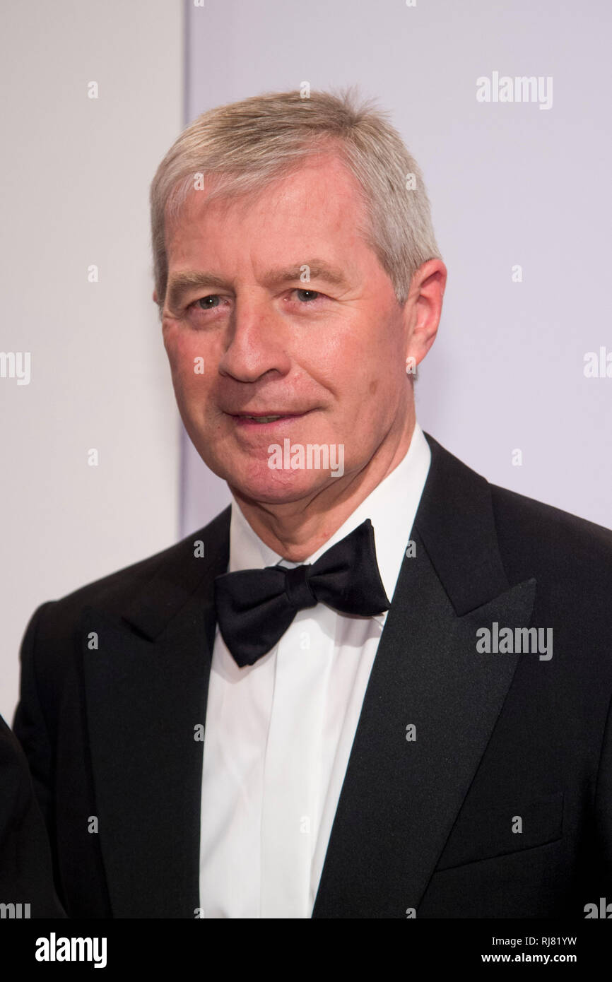 Jürgen FITSCHEN, JÃ Jürgen, ancien directeur de banque, tapis rouge, Tapis Rouge Show, Ball de sports sur 02.02.2019 à Wiesbaden | conditions dans le monde entier Banque D'Images