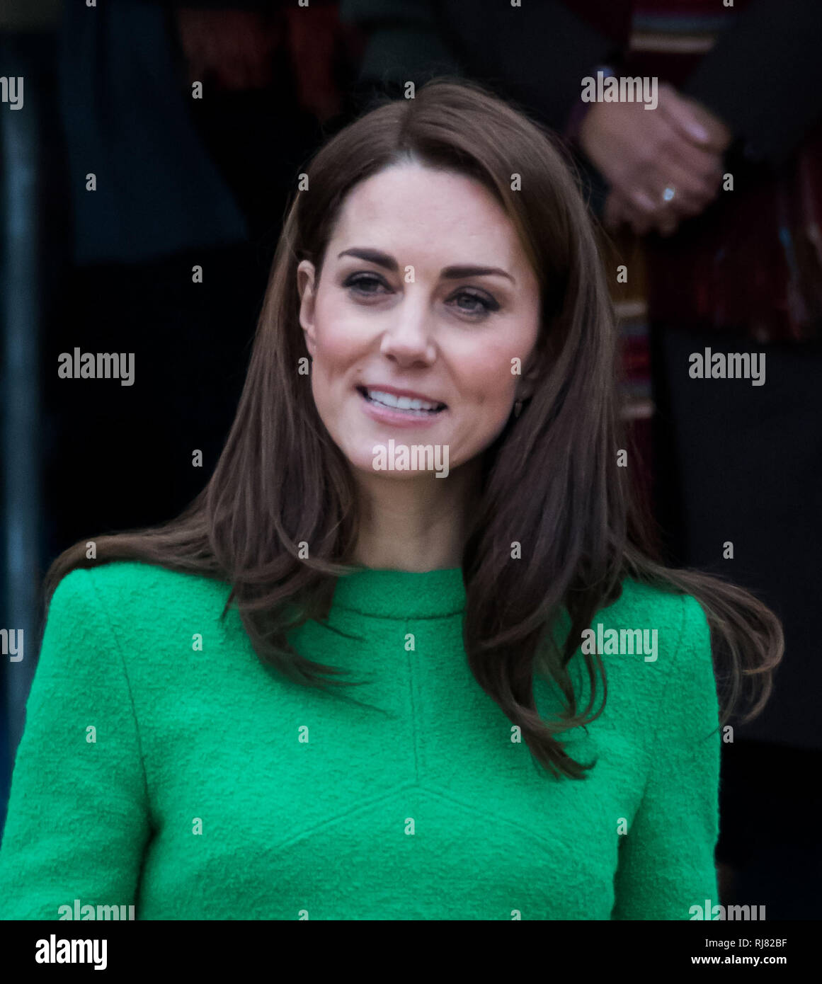 Londres, Royaume-Uni. 5 Février, 2019. Catherine duchesse de Cambridge visites Alperton Community School à Londres à l'appui de la Place de l'être 2 La Semaine de la santé mentale des enfants. Credit : Nils Jorgensen/Alamy Live News Banque D'Images