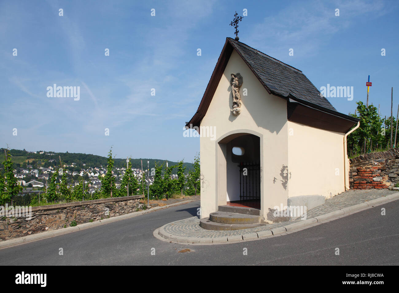 Sankt-Josefs-Kapelle, Bernkastel-Kues, Rheinland-Pfalz, Deutschland Banque D'Images