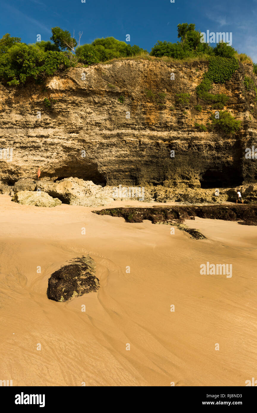 Die Halbinsel Bukit Badung mit dem Dreamland Beach Banque D'Images