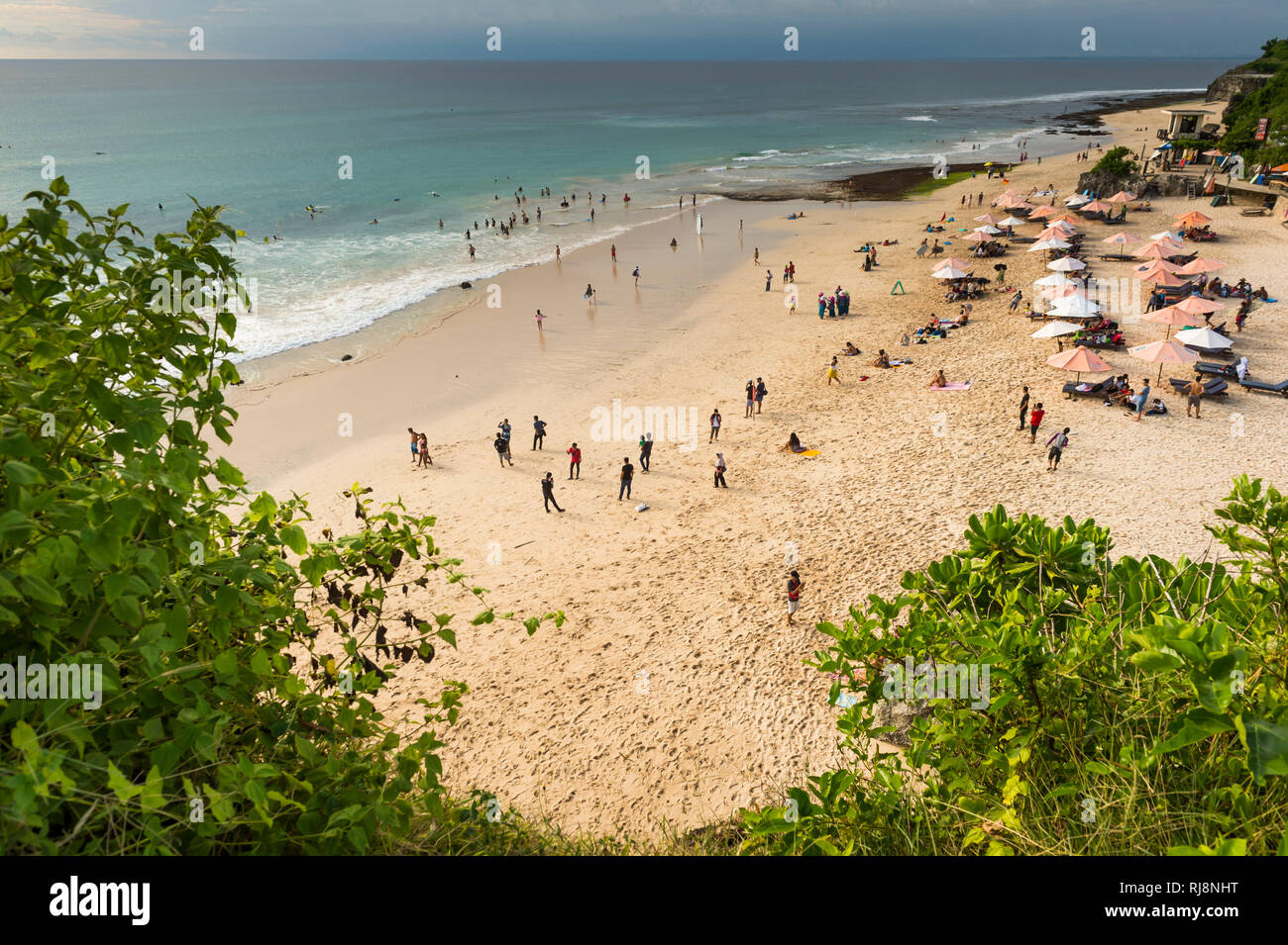 Die Halbinsel Bukit Badung mit dem Dreamland Beach Banque D'Images