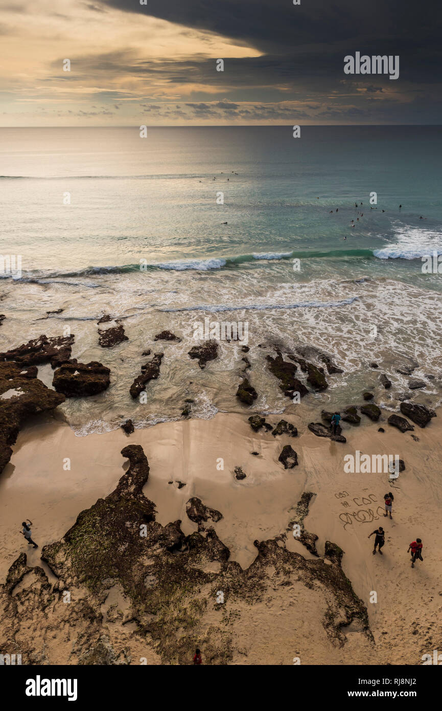 Die Halbinsel Bukit Badung mit dem Dreamland Beach Banque D'Images