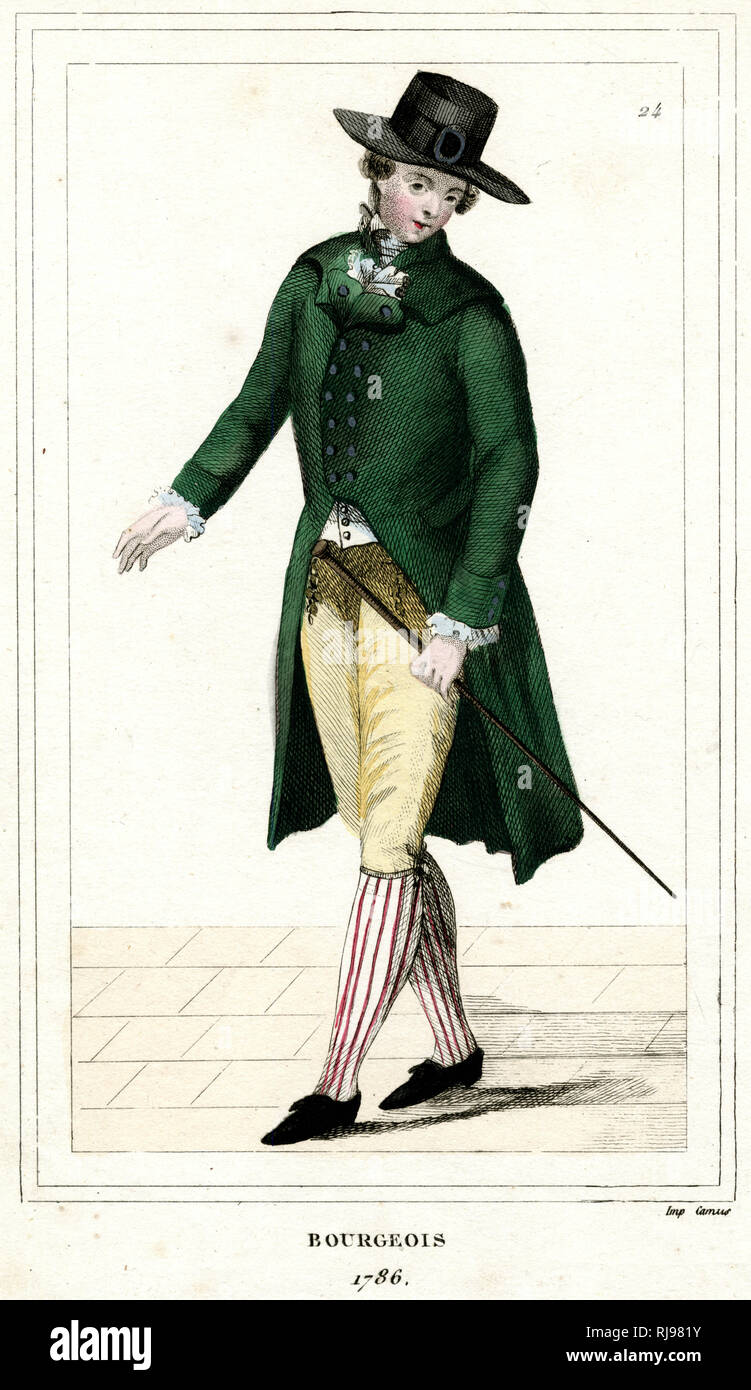 \u0027Bourgeoise\u0027 man français Photo Stock \u0027