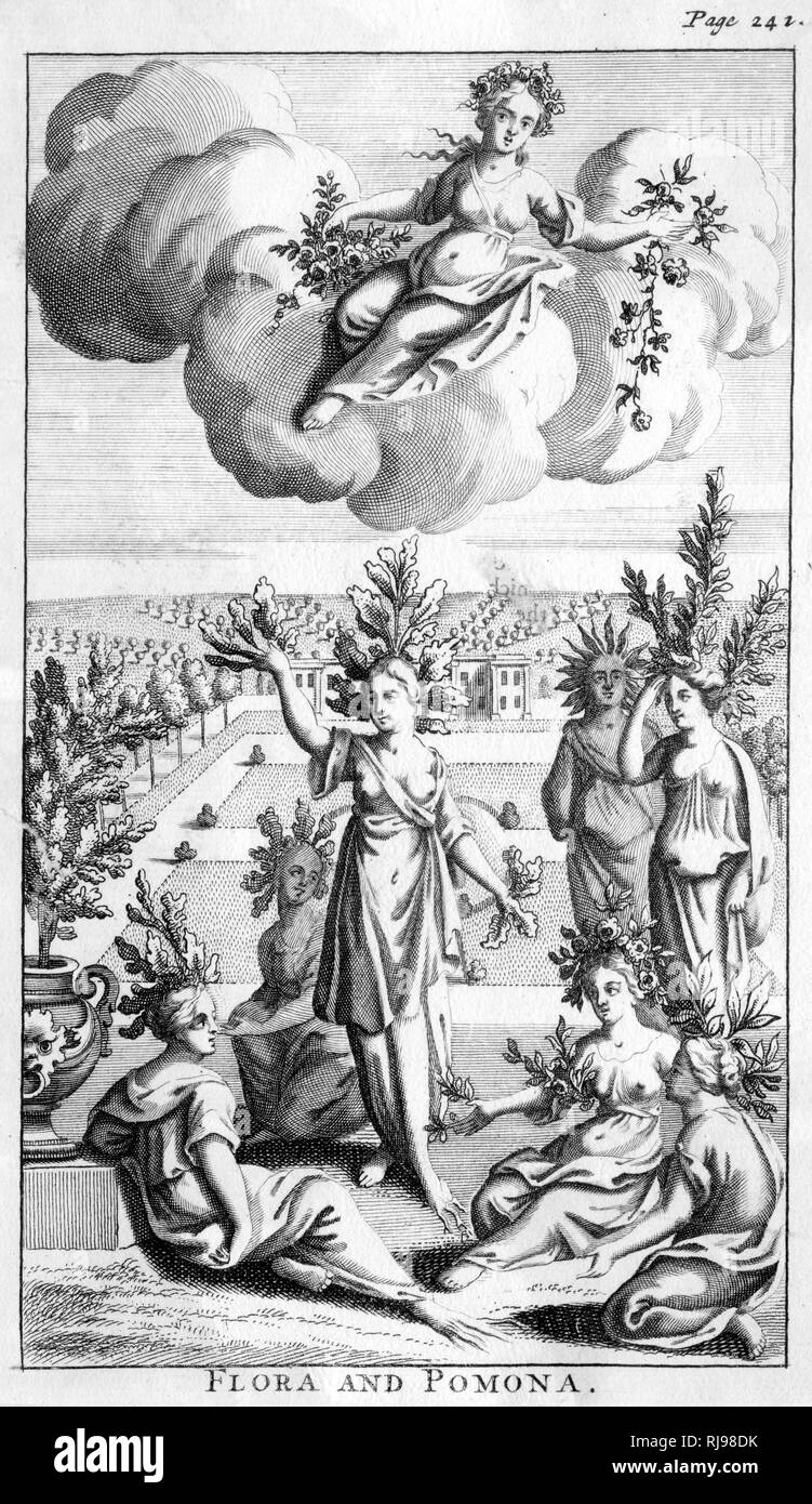 FLORA ET POMONA Banque D'Images