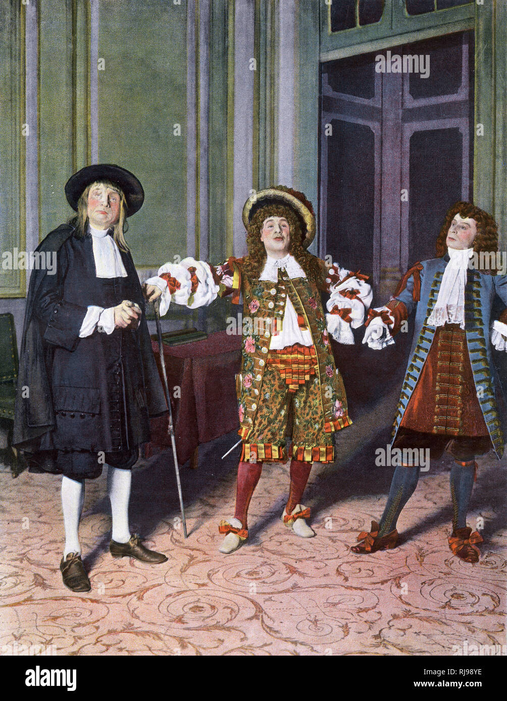 Le Bourgeois Gentilhomme Louis Leloir 1860 1919 Dans Le Role De Le Maitre De Philosophie Maitrise