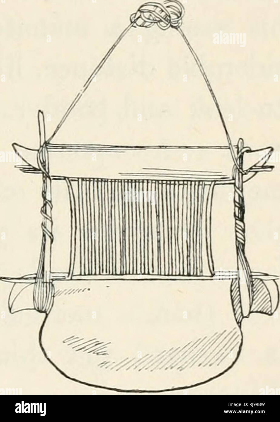 . Les chefs et les villes d'Afrique centrale, à travers le lac Tchad par voie d'origine britannique, française, allemande et les territoires. Histoire naturelle -- l'Afrique, l'Afrique, l'Amérique centrale -- Descriptions et voyages ;, Afrique de l'Ouest -- Descriptions et voyages. Grâce à l'Oubangui FRANÇAIS 57 de deux anneaux ovales rattachées à des extrémités opposées d'un petit morceau de chaîne, qui était elle-même pondérée au centre avec un morceau de métal. Le propriétaire a dit qu'il faisait partie d'une patte, qu'il n'a manifestement pas été, et refusé de le vendre ; mais Mme Talbot a suggéré qu'il pourrait être un instrument de torture pour les oreilles, comme elle avait vu quelque chose de semblable chez les autres tr Banque D'Images