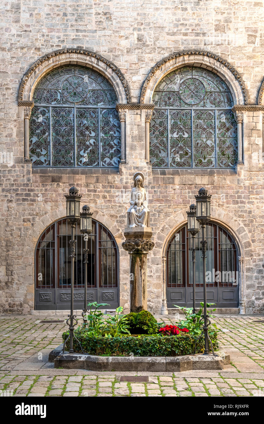 Palau de la Generalitat, quartier gothique, Barcelone, Catalogne, Espagne Banque D'Images
