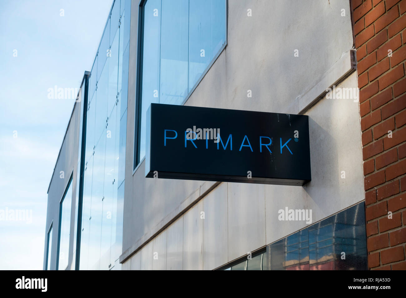 Logo signe Primark Banque D'Images