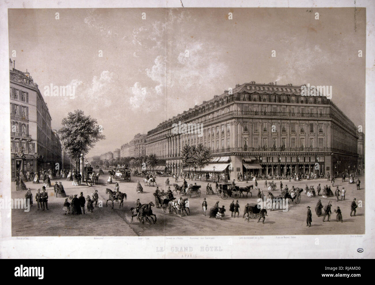Paris 19eme Siecle France Banque D Image Et Photos Alamy