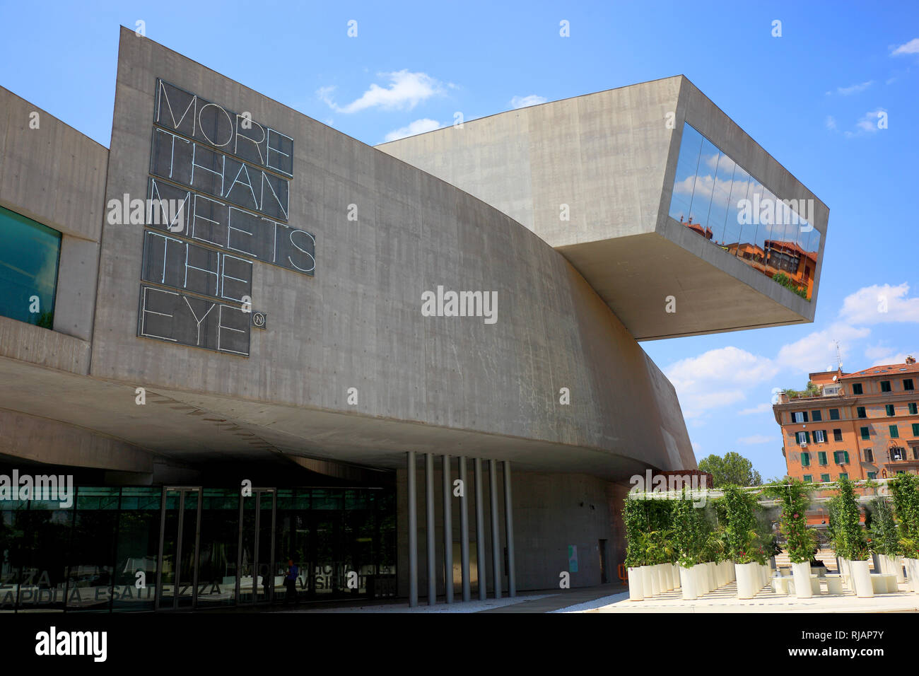 MAXXI, Museo Nazionale delle arti del XXI secolo, Musée national des arts du 21e siècle, un musée national d'art contemporain et l'architecture dans la Banque D'Images