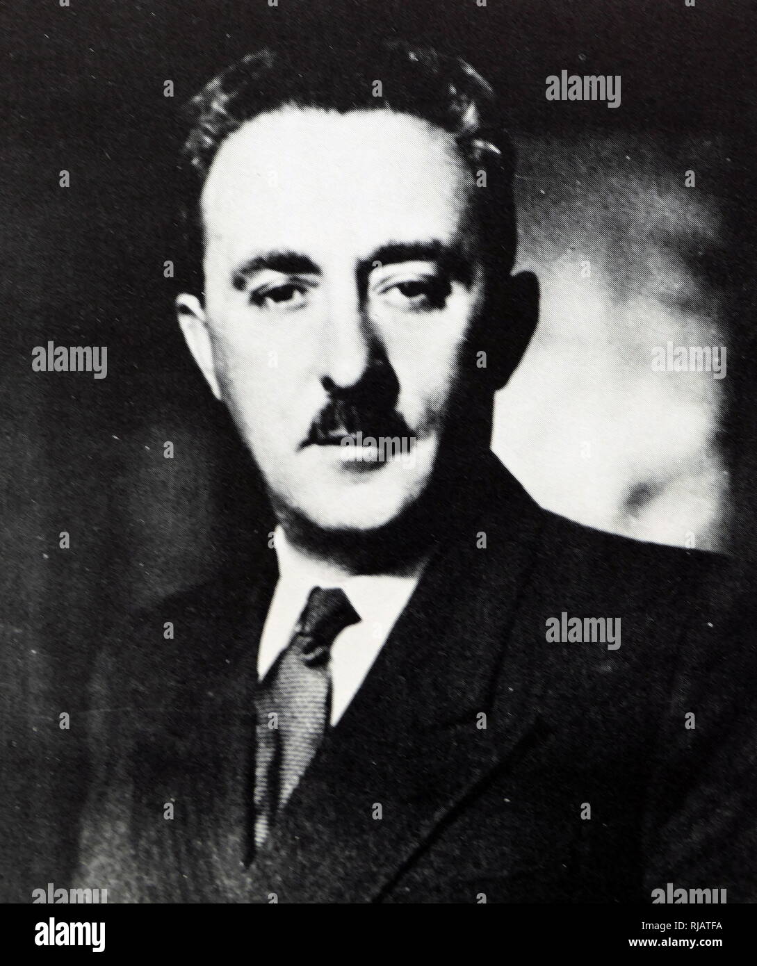 Moshe Sharett (1894 - 1965). Premier Ministre d'Israël (1954-55), qui sert pour un peu moins de deux ans entre deux termes de David Ben Gourion. Il a continué en tant que ministre des Affaires étrangères (1955-56) Banque D'Images