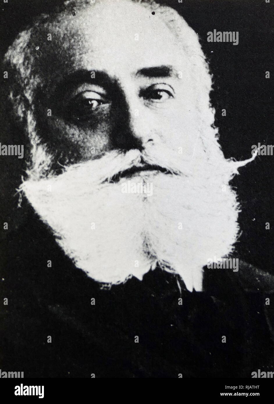 Simon Max Nordau (1849 - 1923), dirigeant sioniste, médecin, auteur et critique social. co-fondateur de l'Organisation Sioniste Mondiale avec Theodor Herzl Banque D'Images
