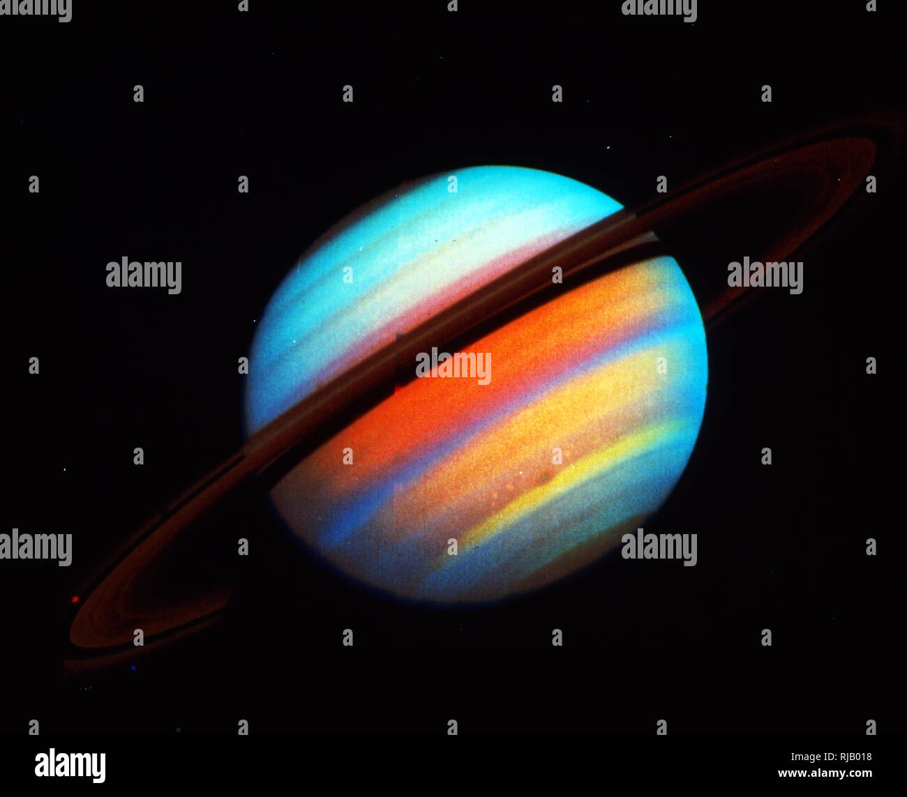 Saturne Est La Sixième Planète à Partir Du Soleil Et La