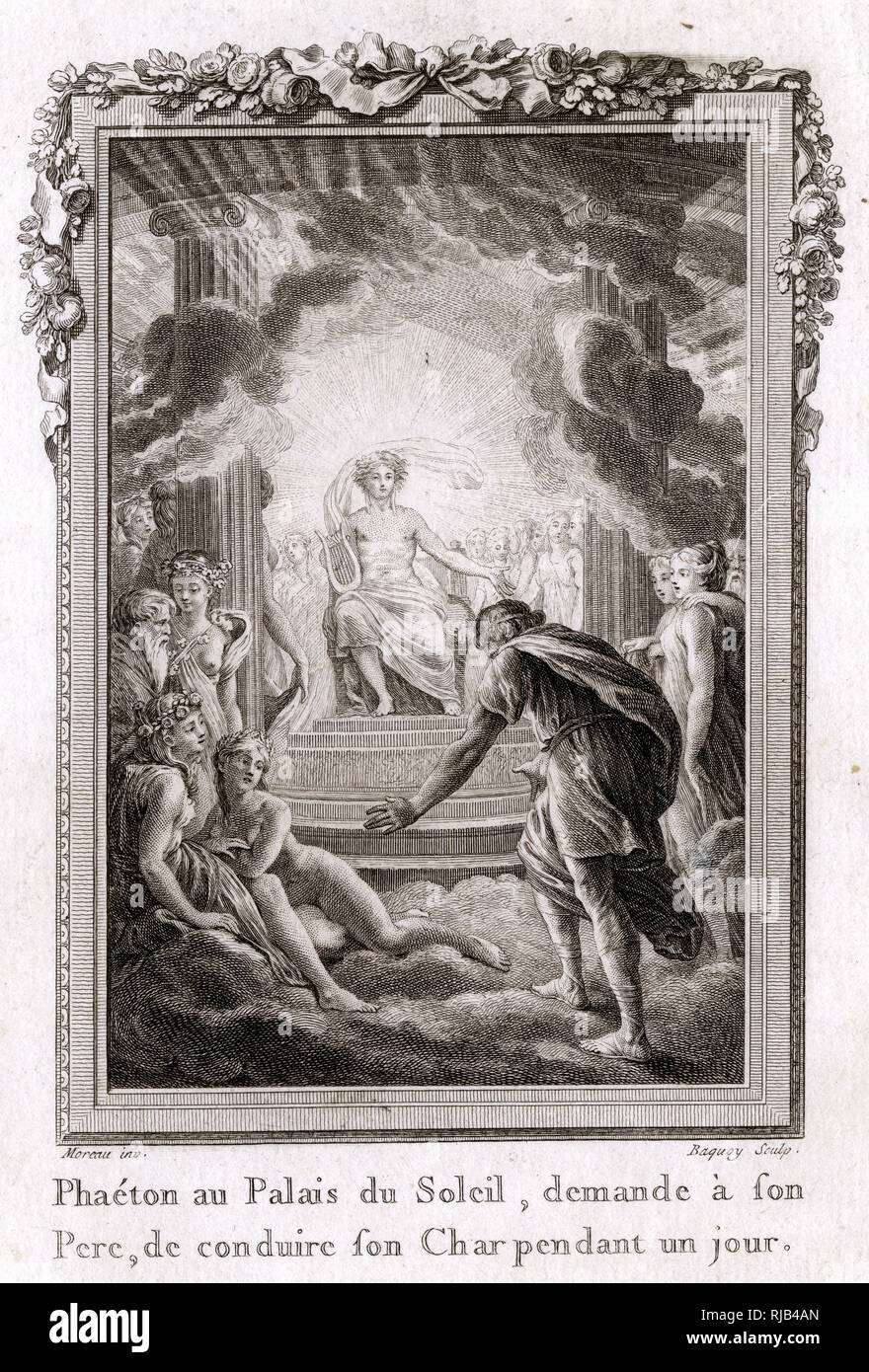 PHAETON ET PHOEBUS Banque D'Images