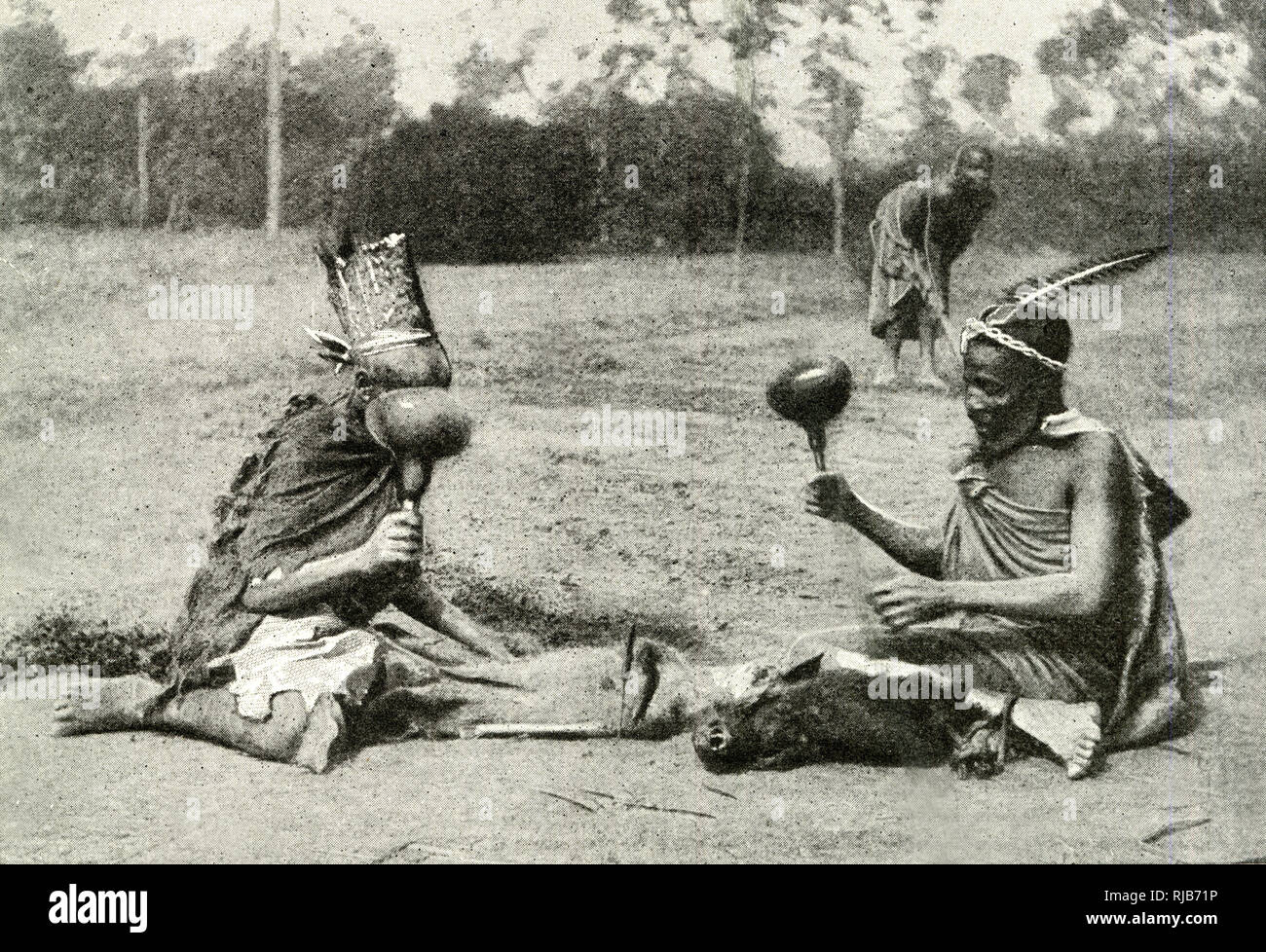 Bantu Magic, Ankole, Ouganda, Afrique de l'est Banque D'Images