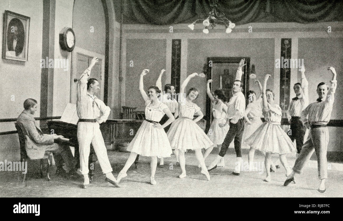 Membres du Ballet royal, Copenhague, Danemark Banque D'Images