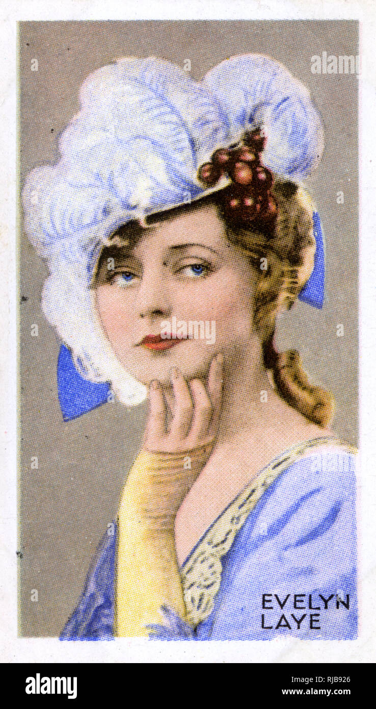 Evelyn Laye, actrice anglaise Banque D'Images