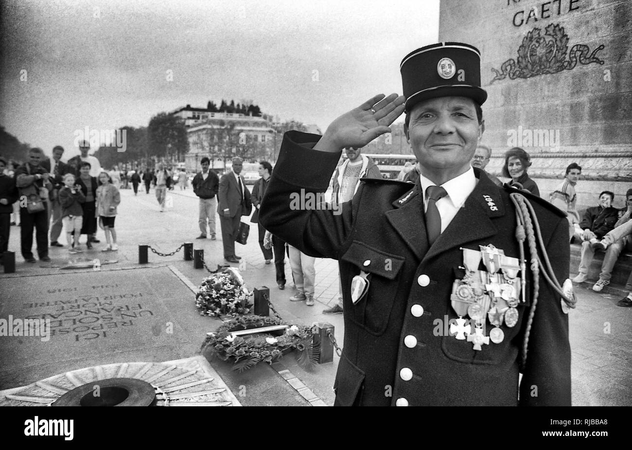 Une Gendamerie Français Banque D'Images