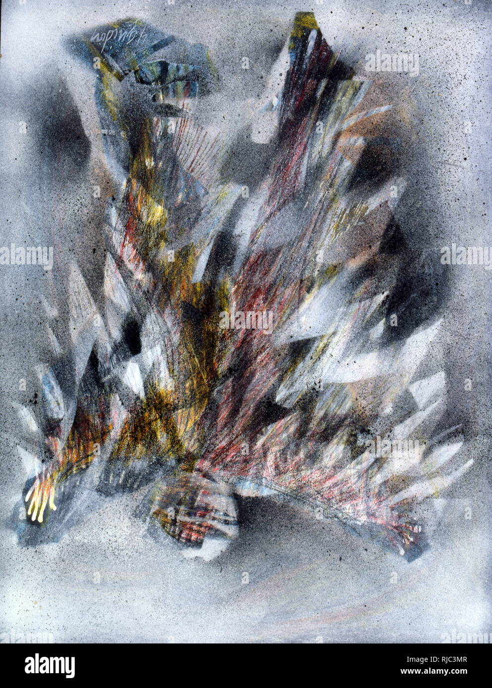 Le Diable du Madi gras ; 1987 ; Henri Guedon (1944 - 2006), artiste et musicien français Banque D'Images