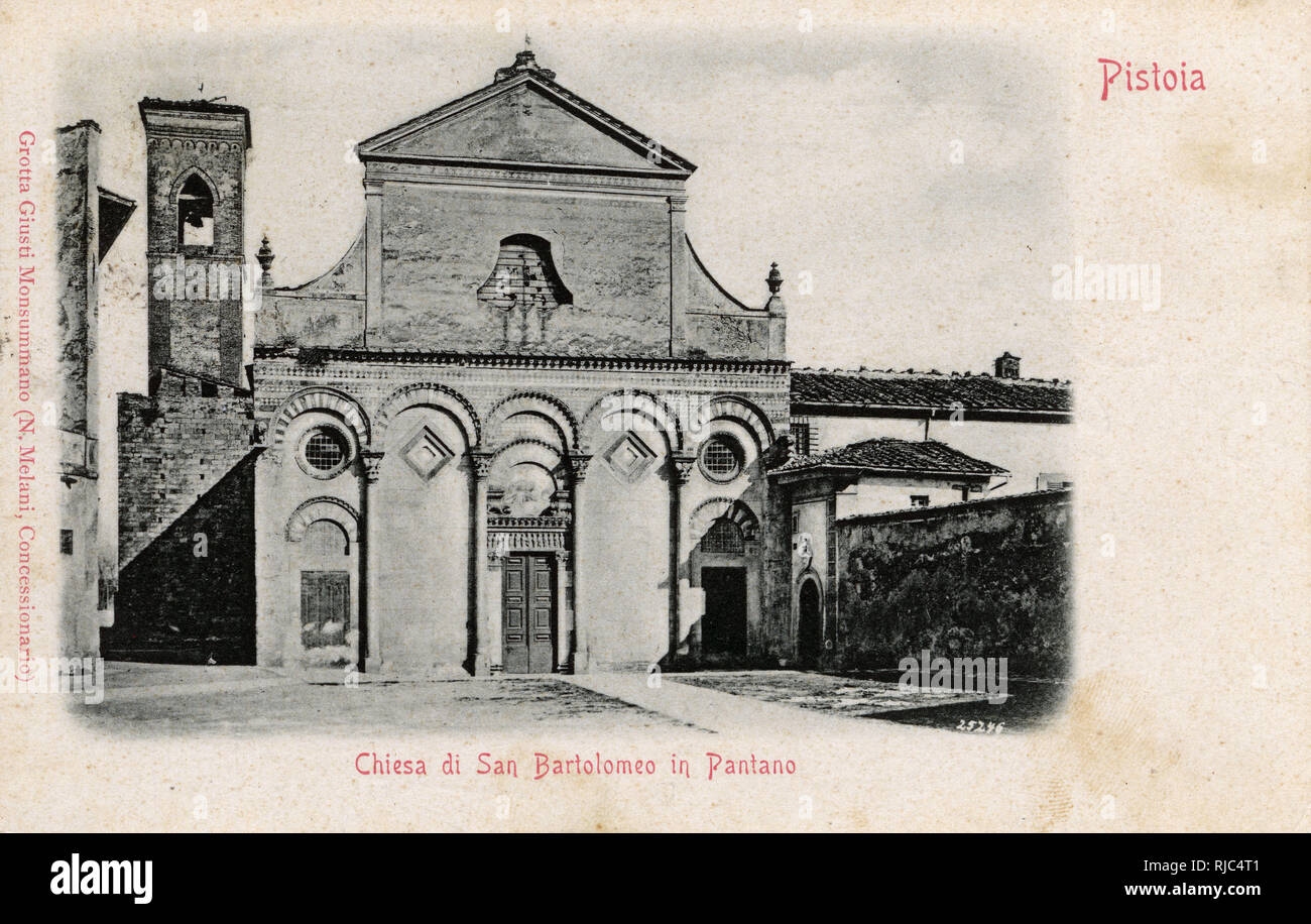 Pistoia, Toscane, Italie, Chiesa di San Bartolomeo à Pantano Banque D'Images
