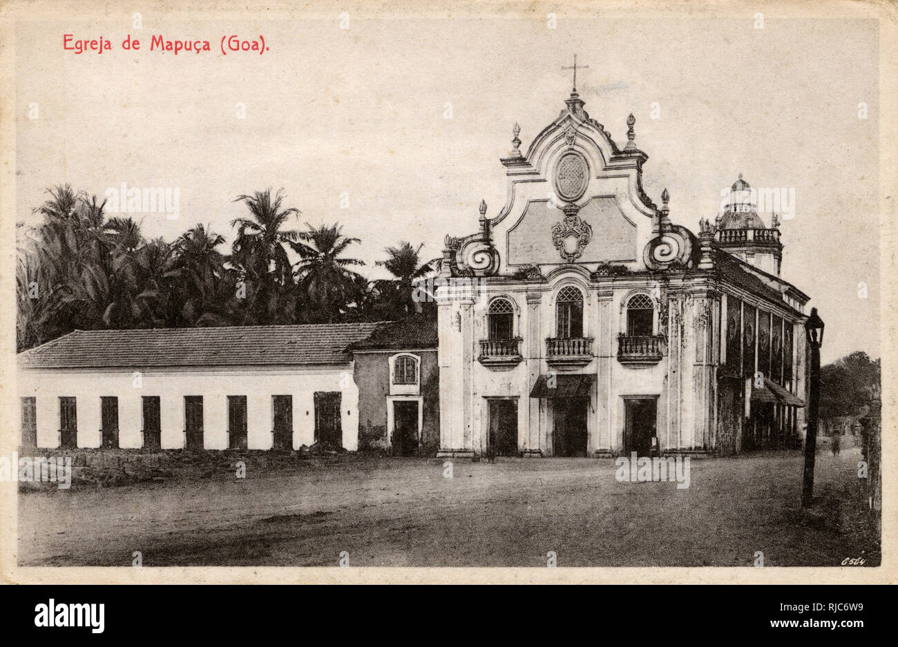 Mapusa, Goa du Nord, Inde - Eglise (Egreja de Mapuca) Banque D'Images