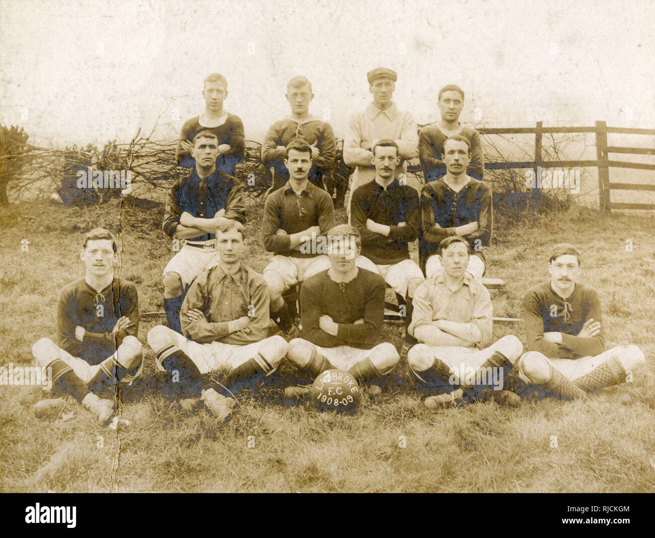 Club de football Ladbroke 1908-1909 Banque D'Images