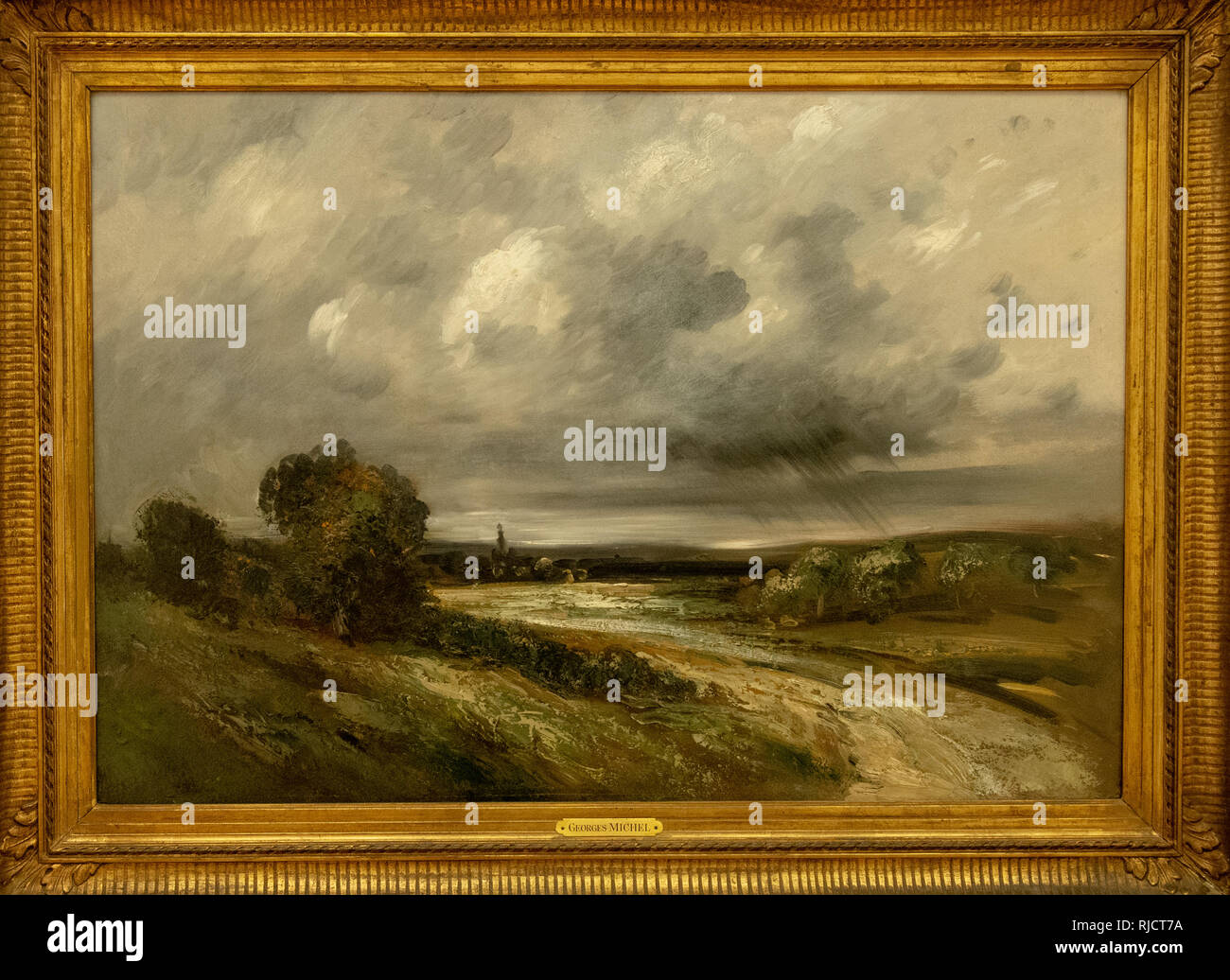 'Paysage près de Butte Mont Martre' par Michel Banque D'Images