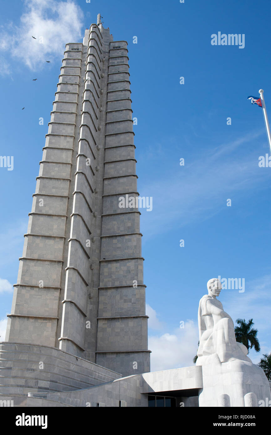 Plaza de la Révolution, La Havane Cuba Banque D'Images