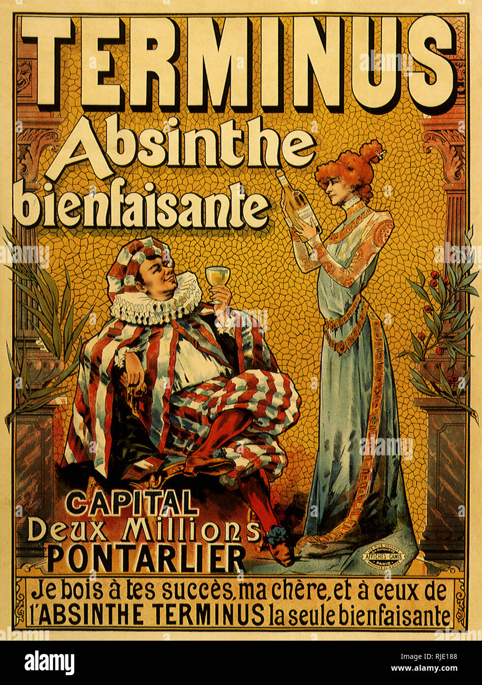 Absinthe Terminus. Banque D'Images