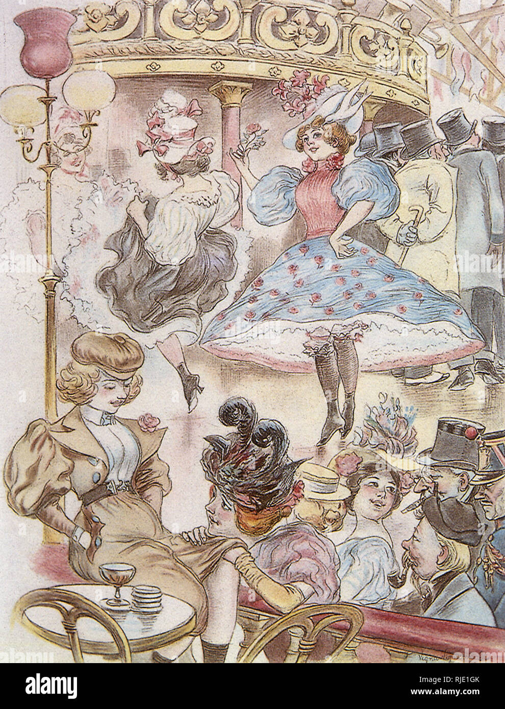 Le Moulin Rouge. Banque D'Images