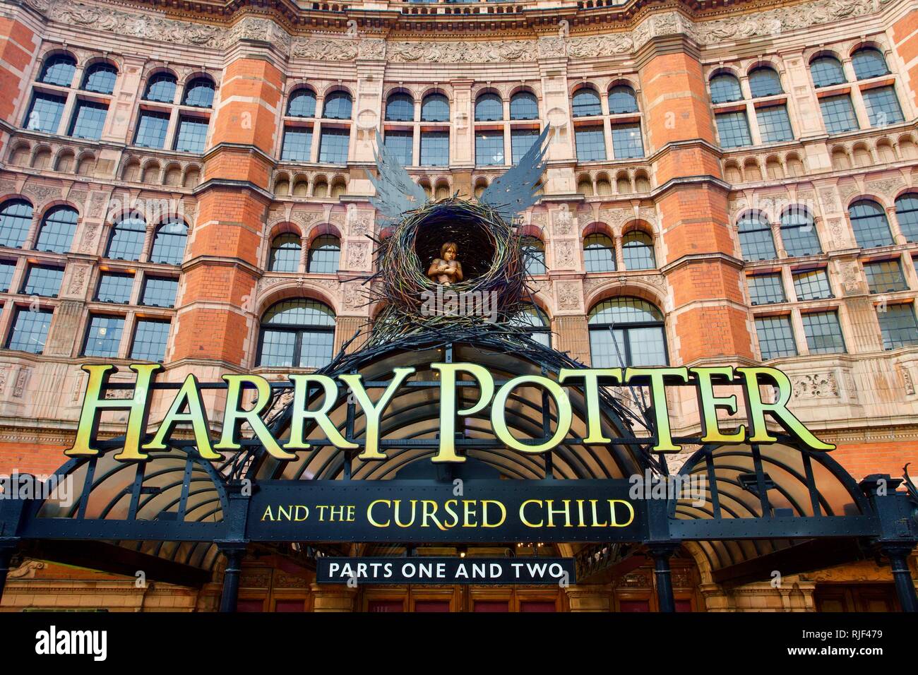 Harry Potter, Palace Theatre, Londres, Angleterre Banque D'Images