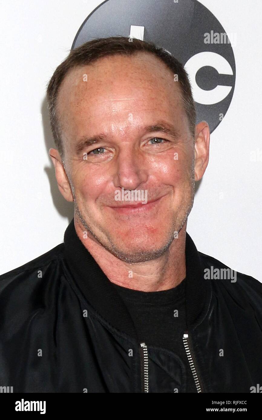 Clark Gregg aux arrivées pour Disney ABC Television hôtes : TCA Winter Press Tour 2019, l'hôtel Langham Huntington, Pasadena, Pasadena, CA, 5 février 2019. Photo par : Priscilla Grant/Everett Collection Banque D'Images