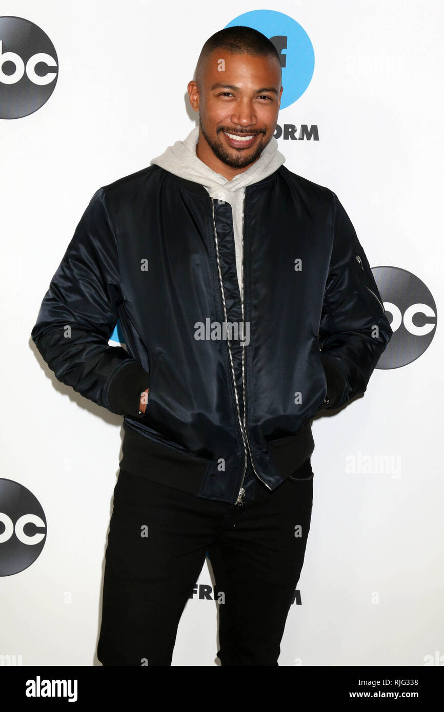 LOS ANGELES - Oct 5 : Charles Michael Davis à la Disney ABC Television Winter Press Tour Photo du Langham Huntington Hotel le 5 février 2019 à Pasadena, CA Crédit : David Edwards/MediaPunch Banque D'Images