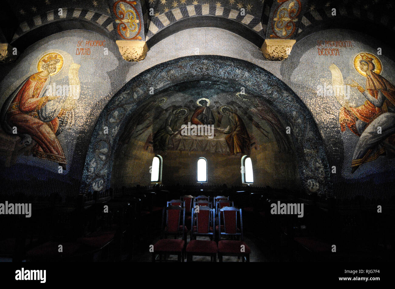 La Dormition de la Theotokos cathédrale. Cluj-Napoca, Roumanie Banque D'Images