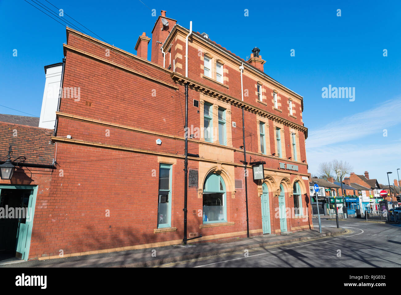 La jonction en pub victorien Harborne, Birmingham Banque D'Images