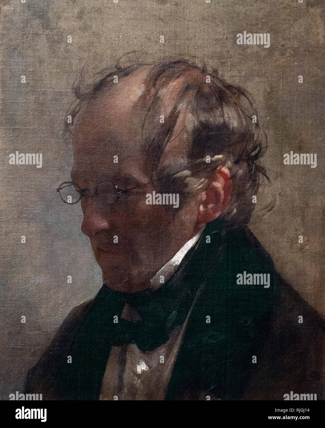Friedrich von Amerling (1803-1887), Portrait de Carl Christian Vogel von Vogelstein (1788-1868), 1837. L'Alte Nationalgalerie, Berlin, Allemagne. Banque D'Images