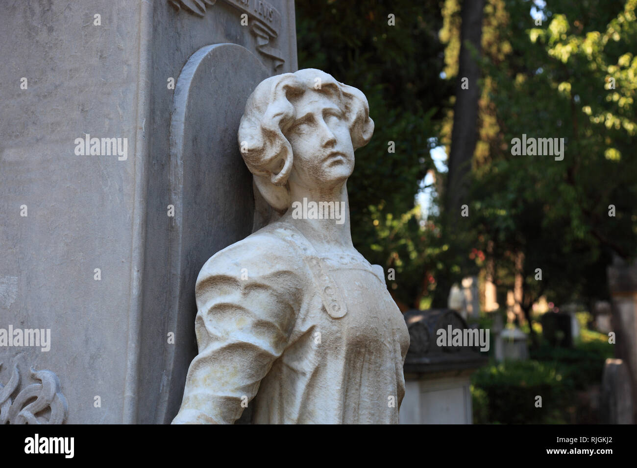 Thomas Jefferson Page tombeau, le Cimitero Acattolico, Non-Catholic cimetière de Rome, Cimitero dei protestanti, cimetière protestant, ou Cimitero degli JE Banque D'Images