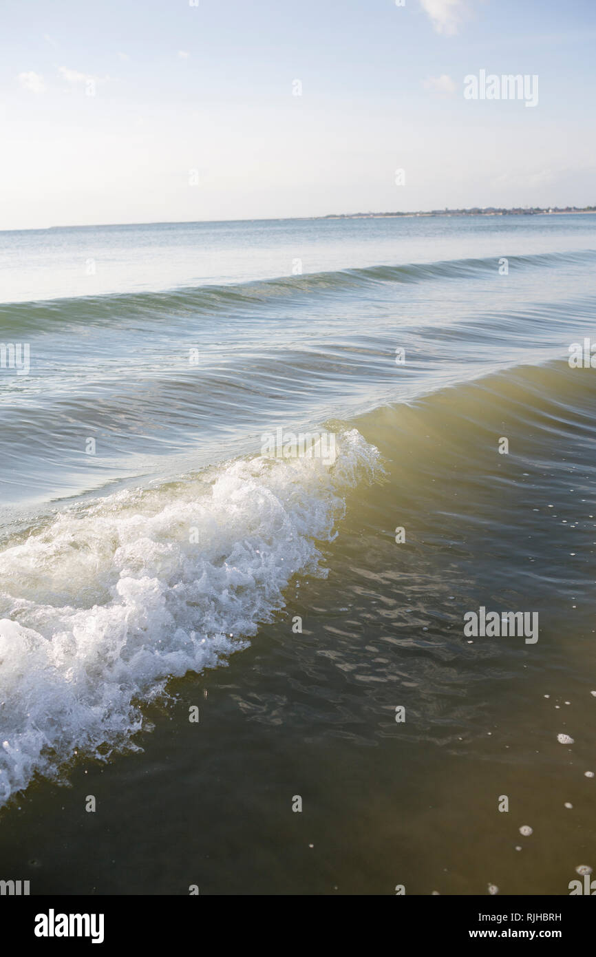 Sentier derrière voile Banque D'Images