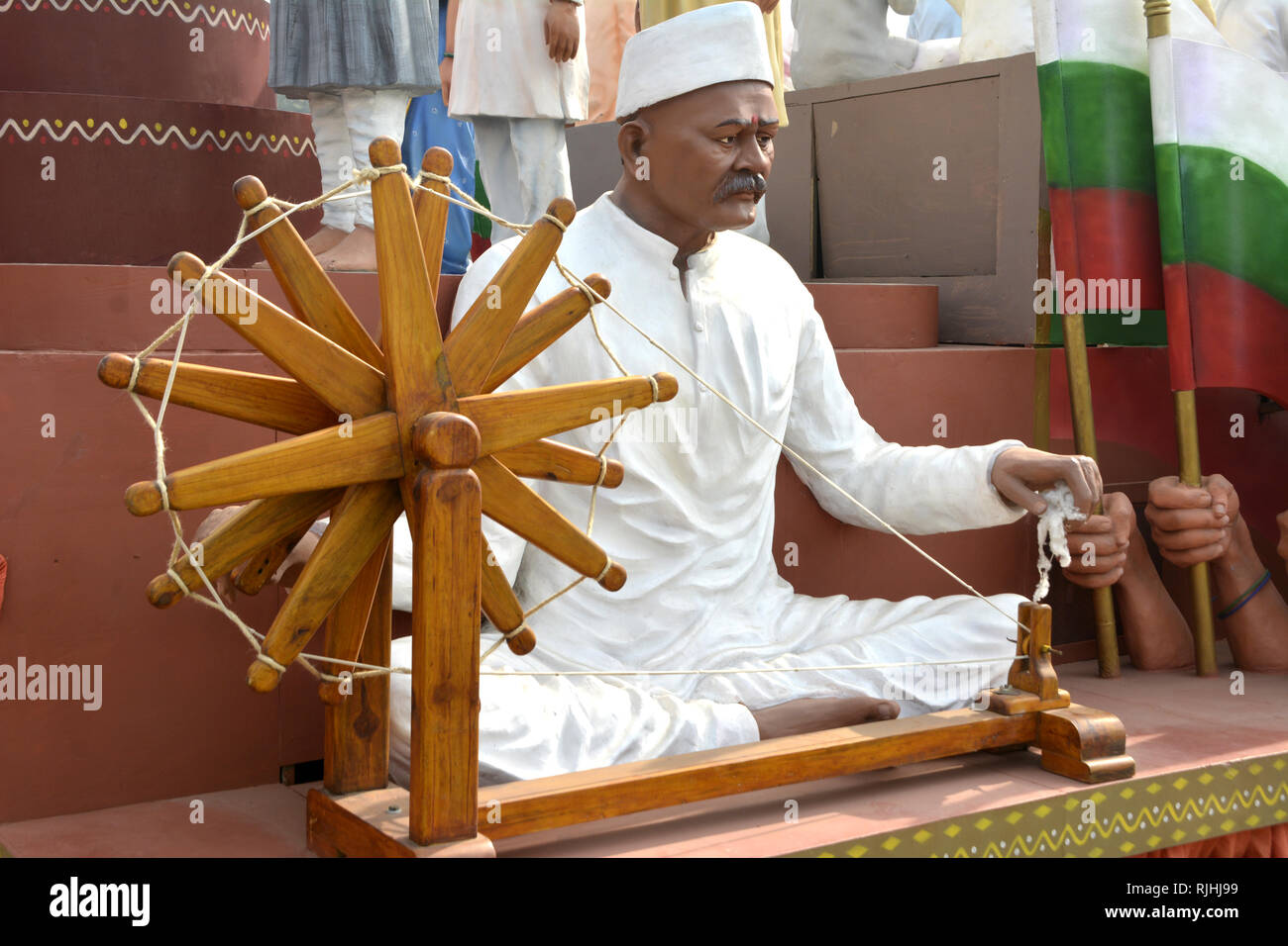 Bharat Parv est un festival de cinq jours pour mettre en valeur la cuisine et la culture des statistiques différentes de l'Inde. Banque D'Images