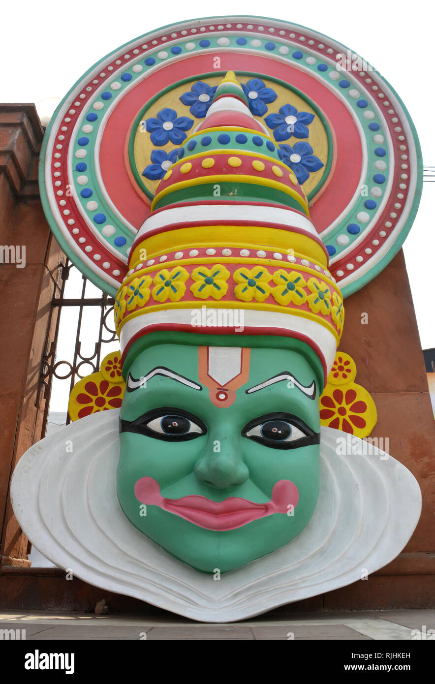 Masque de Kathakali Banque D'Images