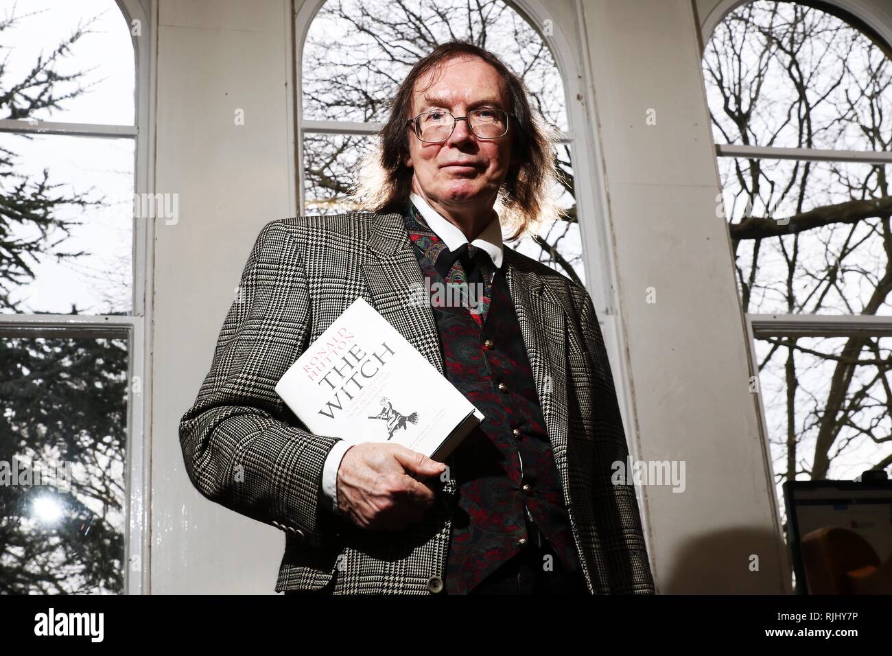 Le professeur Ronald Hutton, qui a comparu à l'Chipping Campden Literature Festival en 2018 Banque D'Images