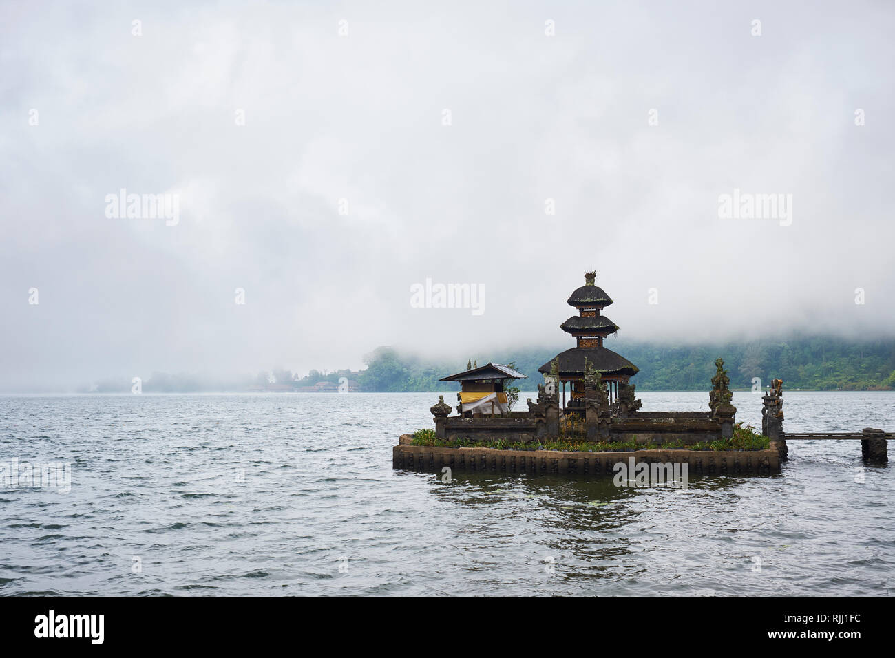Bratan, Ulun Danu Temple flottant Banque D'Images