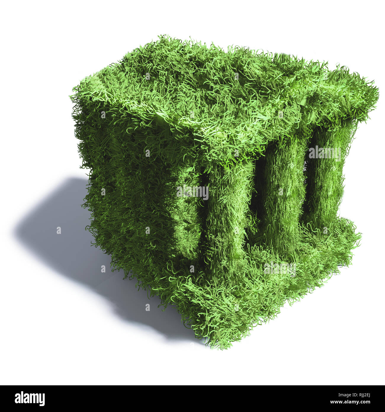 Petite banque d'herbe verte et l'écologie Banque D'Images