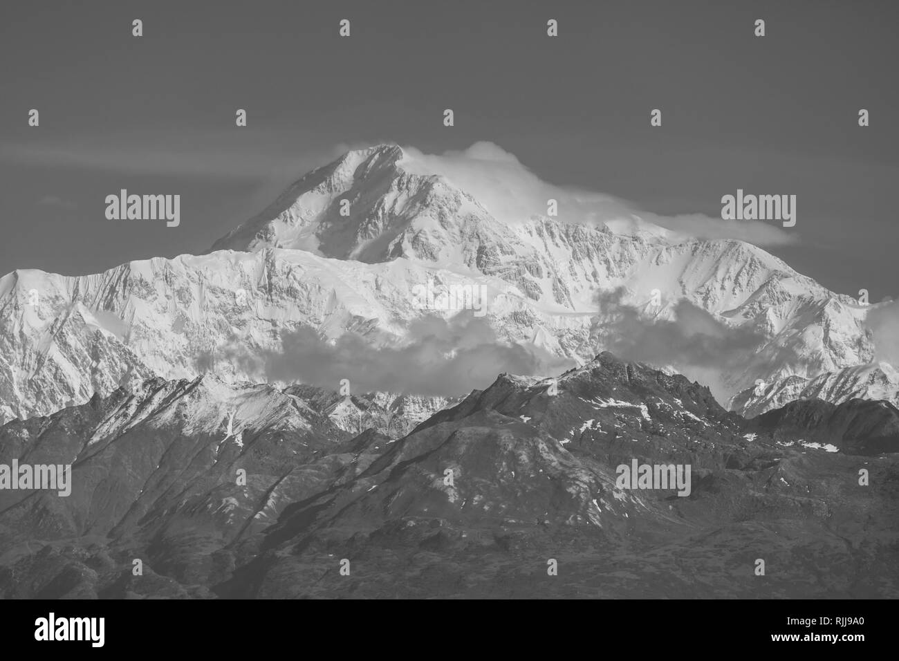 McKinley (Denali) pic en Alaska, USA Banque D'Images