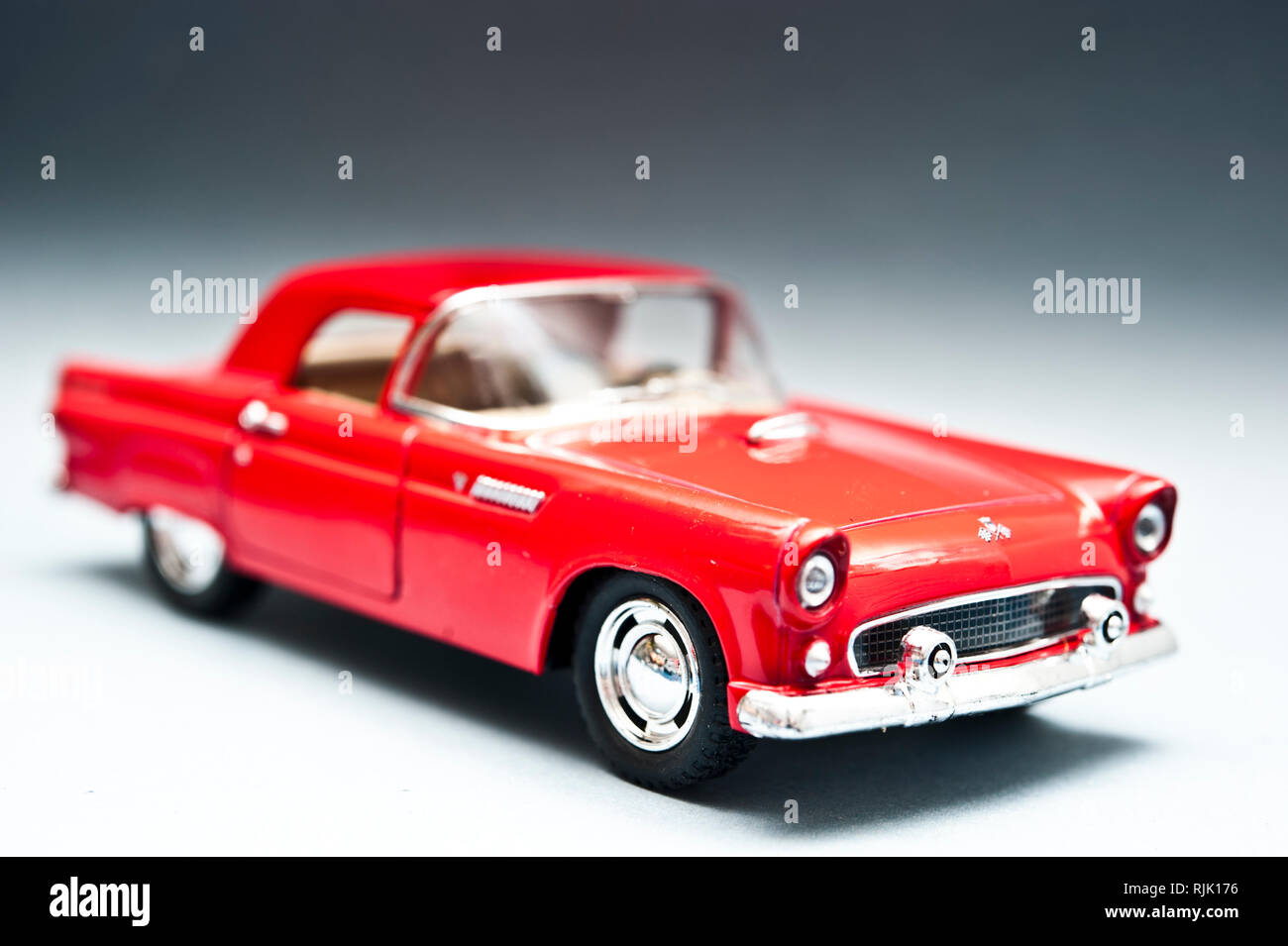 Modèle de voiture Ford Thunderbird 1955 Banque D'Images