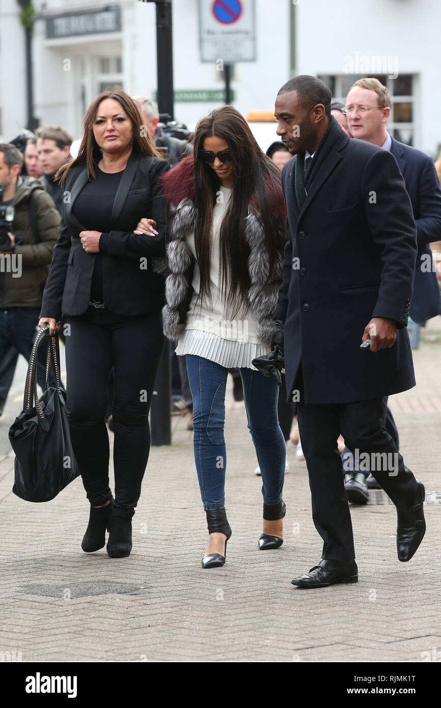 Katie Price apparaît à Bromley Magistrates Court pour répondre à une accusation de l'alcool au volant avec : Katie Price Où : London, Royaume-Uni Quand : 07 Jan 2019 Crédit : Paul Chesterton/WENN.com Banque D'Images