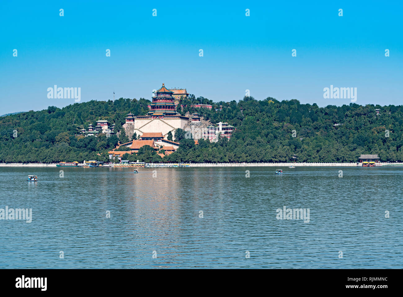 Sur le lac pagode Banque D'Images