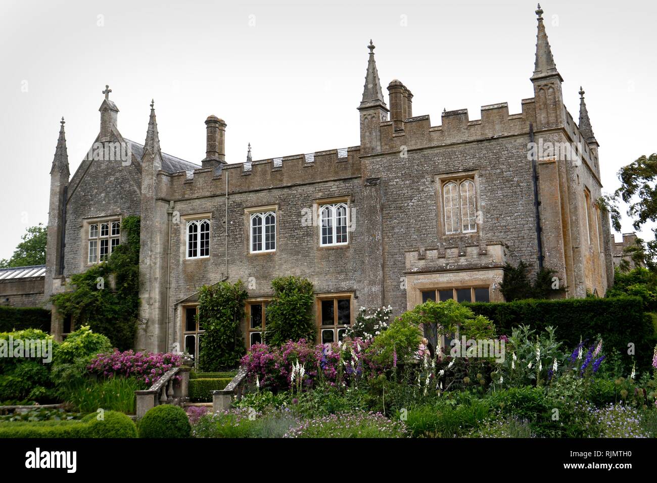 Le manoir au centre du Cotswold Wildlife Park à Burford, Oxfordshire 18 Juin 2018 Banque D'Images