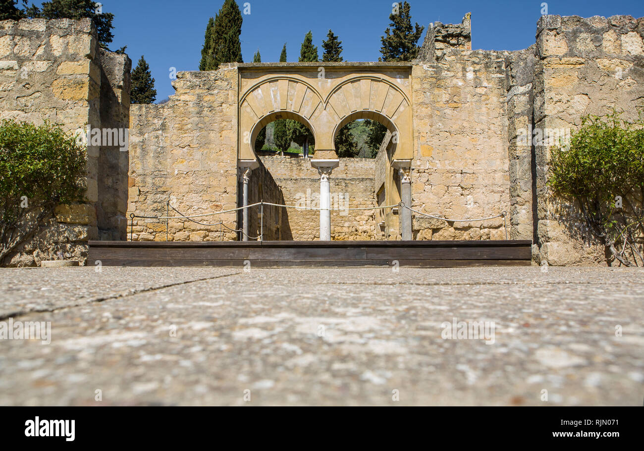 Cordoue, Espagne - 23 mars 2013 : Medina Azahara Site archéologique. Basilique Supérieure, Cordoba, Espagne Banque D'Images