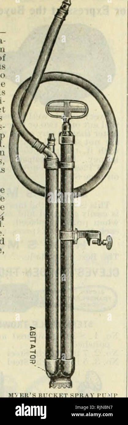 . A. W. Livingston's Sons de annuel true blue seeds. Les catalogues de graines de semence ; l'industrie et du commerce Ohio Columbus Columbus Ohio catalogues ; légumes ; fruits Catalogues Catalogues Columbus Ohio Columbus Ohio ; Fleurs de catalogues. KKTSPRAY P pulvérisateur à dos PUM Garfield- entièrement fait de laiton et cuivre. Le réservoir détient en direct de gallons, a tube de laiton 15 cm de long et la combinaison Vemorel nourrissant au- tached, 10,50 $. VEMOREL Buse de pulvérisation (postpayé), paragraphe 1.25. Combinaison de travail LEWIS POMPE. 2Wuve^ seringue tous les combinés. Fonctionne parfaitement. Seulement $5.00. Chambres D'USINE. APROTECTING de tissu de fibre à l'épreuve de l'eau ; un encastrer Banque D'Images